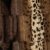 Wilderspin Scarves Faux Fur Scarf and Clutch Bag Combination Set Leopard/Mink Combination Set
